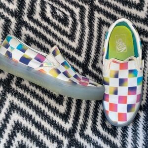 💙💝rainbow candy color vans💘💙